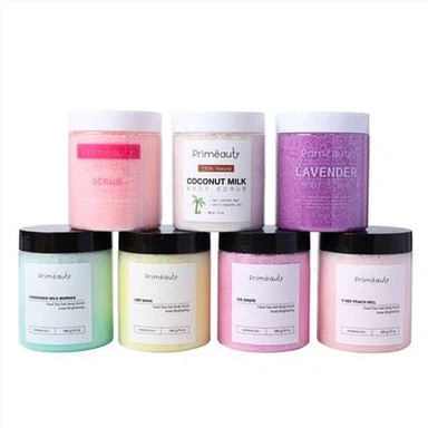 Цукровий скраб з кокосовим молоком і лавандою, лимоном